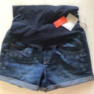 Maternity Jean Shorts
